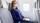Woman wearing a face mask on board a Finnair flight