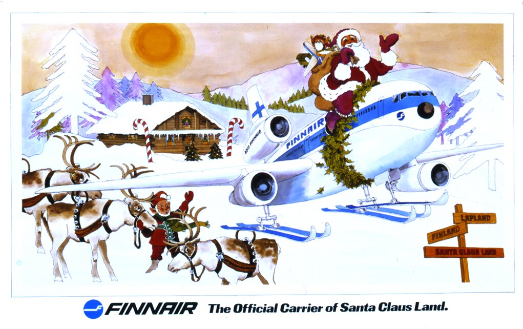 Finnair 40 years as Santa's official airline | Finnair United States