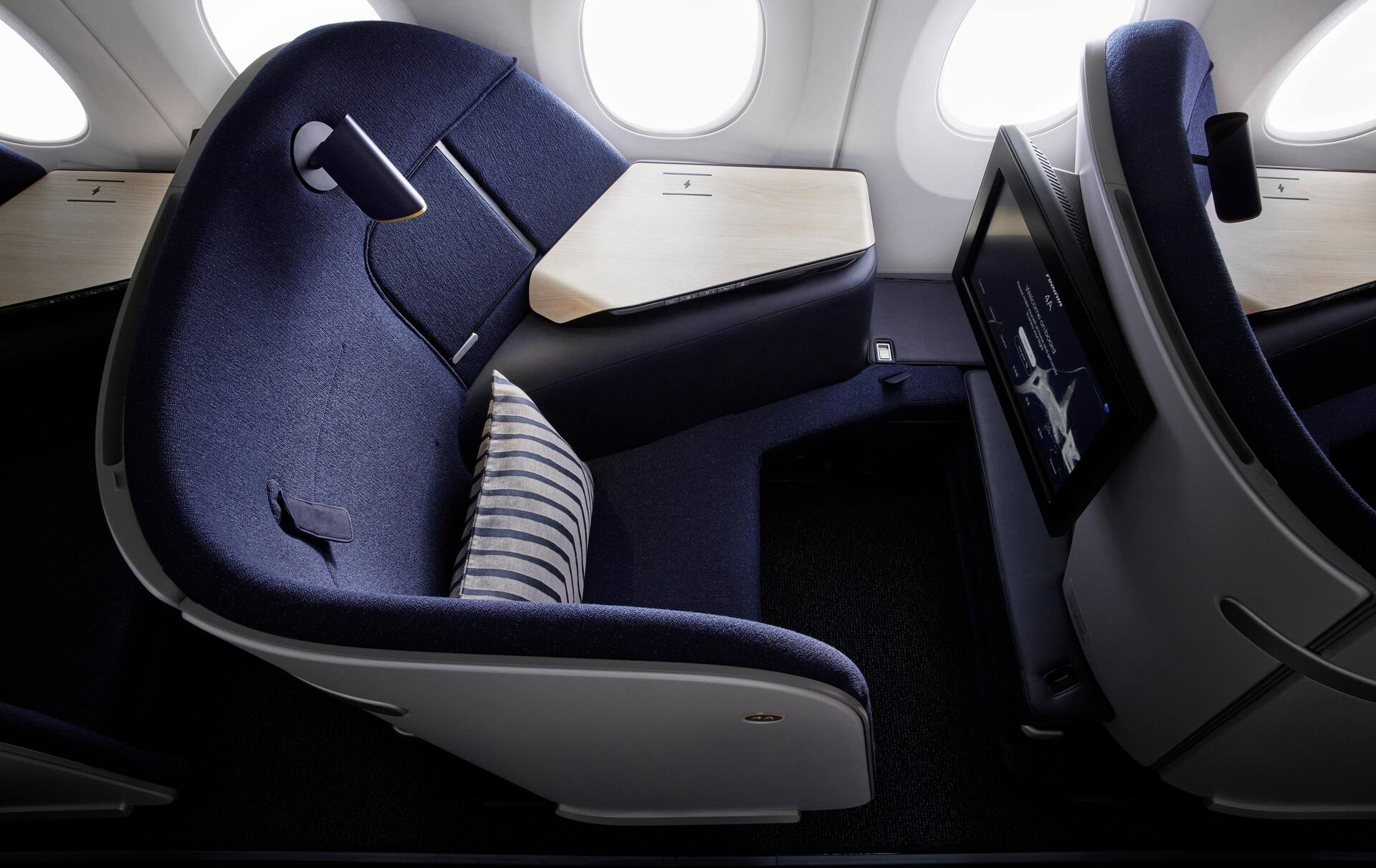 Airlounge-säte, på Finnair