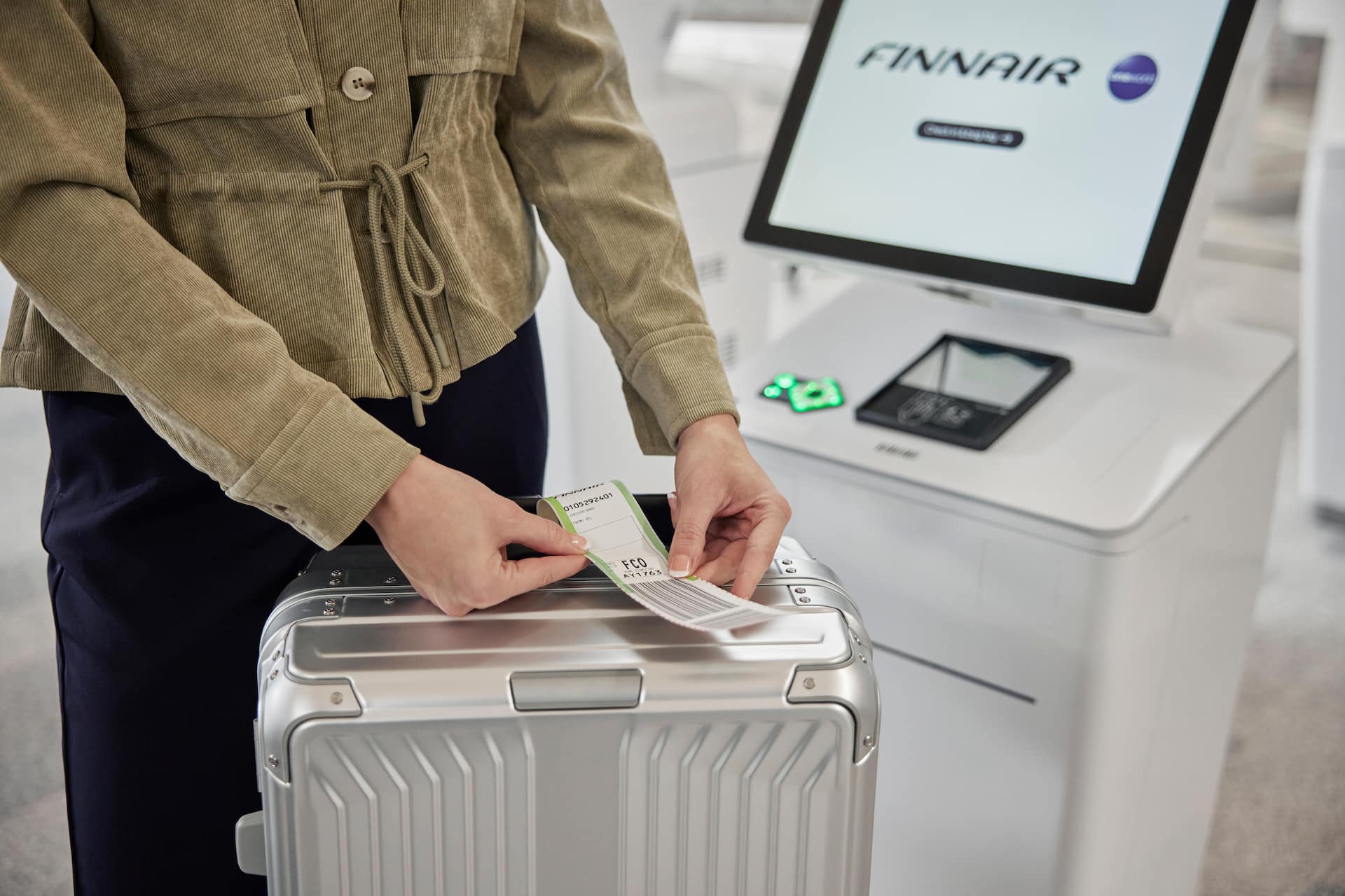 Finnair checked baggage price online